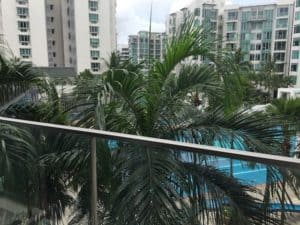 Vivek K's condo balcony - rented out by a Property Agent from Propseller
