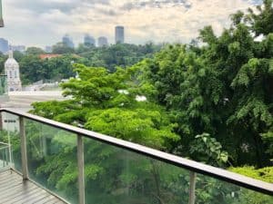 Mathieu E's view from condo found with a top expat Property Agent from Propseller
