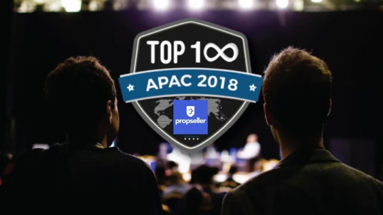 Echelon 2018 TOP100 logo with propseller logo