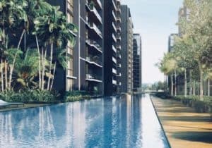 Shivani B's swimming pool in condo found with a top buyer's Property Agent from Propseller