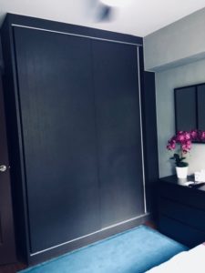 Julia B's cupboard in HDB room that was rented out by a top Property Agent from Propseller