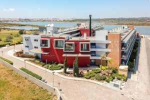 Bird's eye view of the distinctive apartment