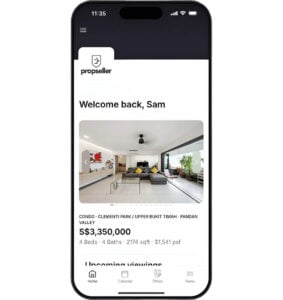 Propseller App screen